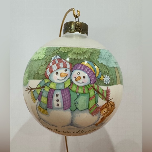 Vintage Hallmark Ornaments snowman and the night before Christmas 1997 and 2001 - Picture 4 of 7